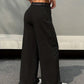 Doris - Women's trousers with pleated wide legs and high waist