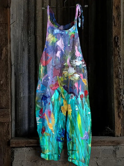 Jane - Jumpsuit with abstract print