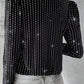 Phoebe - Gorgeous Polka Dot Coat with Sequins for Women