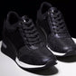 Amelia - High heel orthopedic sneakers with wedge heel