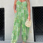 Jamaica - Casual jumpsuit with patchwork print