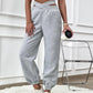 Joycie - Elegant plain knitted jogging pants for women