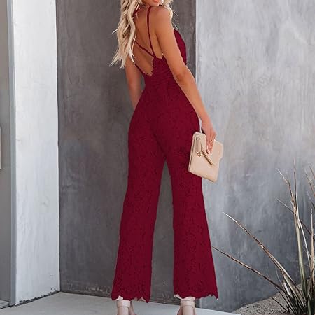 Agnes - Sleeveless Lace Jumpsuit