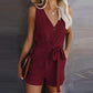 Celeste - Casual jumpsuit with V-neckline