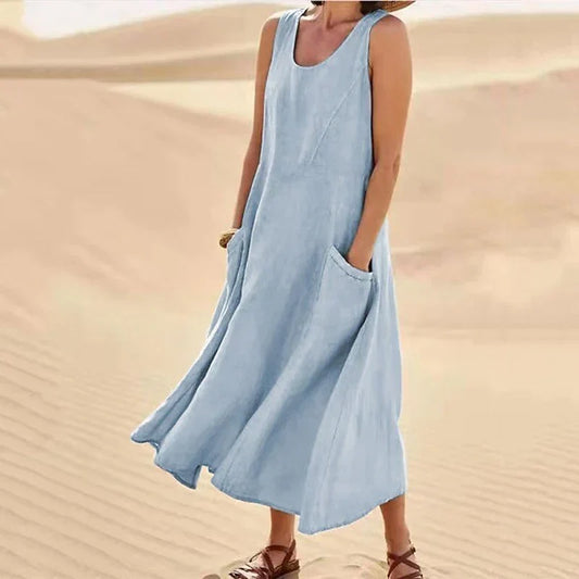 Almaa – Linen Dress for Spring