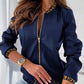 Rebecca - Long sleeve jacket with geoprint