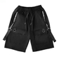 Ethord - Black Cargo Shorts with Practical Details