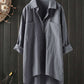 Shakya | Women's Loose Single-Colored Blouse with Long Sleeves - Stylish