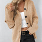 Nienke | Plain cardigan with hood and laces