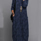 Adel - Long sleeve printed sack dress