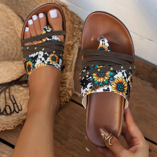 Lacey - Toe Clamp Thin Strap Women's Sandals