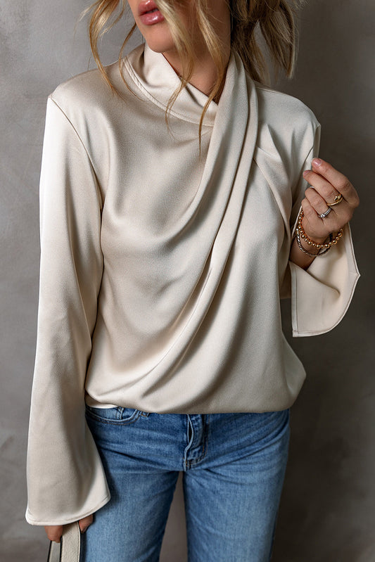 Women's blouse with cross front - Livia, Spring 2025 Edition