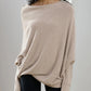 Lydia - Asymmetric Draped Sweater