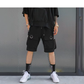 Ethord - Black Cargo Shorts with Practical Details