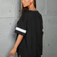 Oversized Casual Baseball/Football Shirt for Women