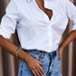 Gimhani | Women's Casual V-Neck Blouse - Comfortable & Stylish