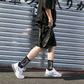Ethord - Black Cargo Shorts with Practical Details