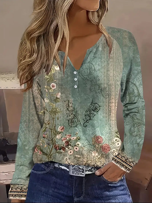 Alison - Floral Print T-Shirt