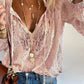 Women's Lace Blouse for Spring 2025 - Exclusive - Elodie