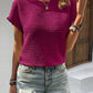 Vespera – Casual Summer T-Shirt with Round Neck and Short Sleeves