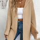 Aura - Strickjacke with attacker Kapuze