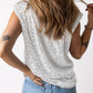 Zoya | Women's Sequin Capped Sleeve Tank Top - Stylish & Shiny