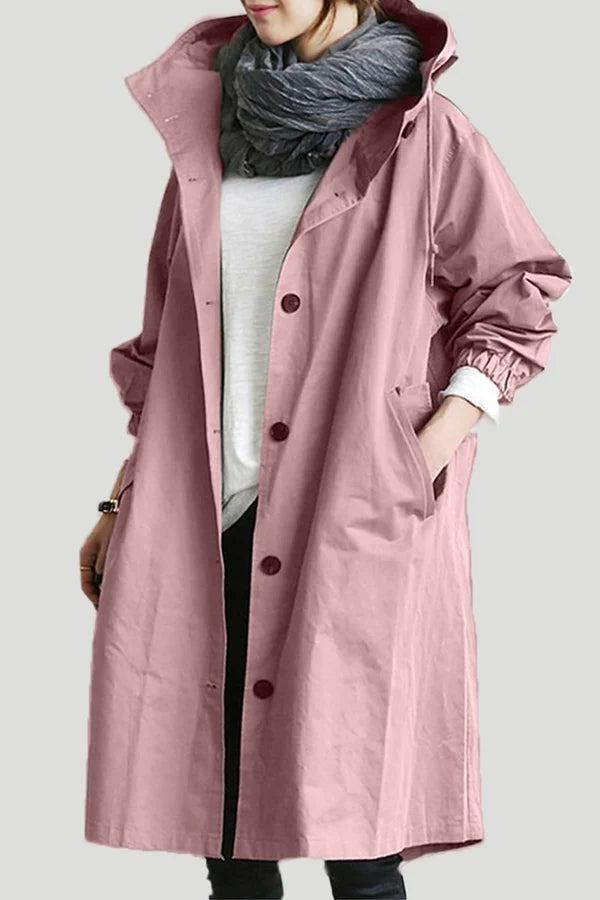 Maris Waterproof Oversized Mid-Length Trench Coat