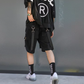 Ethord - Black Cargo Shorts with Practical Details