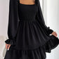 Darla - Elegant dress with square neckline