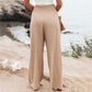 Callie - Oversized summer pants with elastic waist