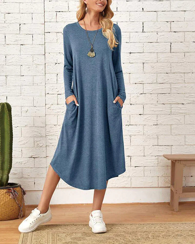 Zelda - Loose dress with long sleeves