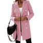 Elegant Long Wool Coat for Women