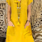 Karen – Casual Short-Sleeved Simple Spring Dress