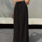 Doris - Women's trousers with pleated wide legs and high waist
