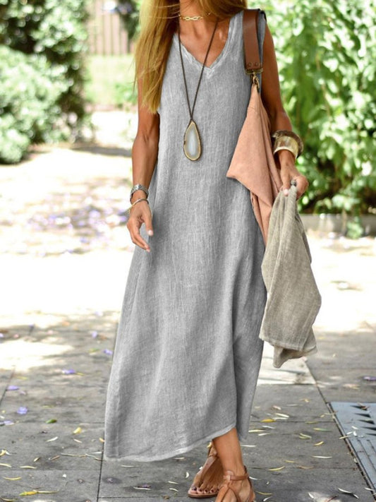 Linen Maxi Dress – Airy and Pure Elegance