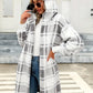 Rachel - Women's Long Sleeve Hooded Cardigan