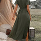 Lucy – Elegant short-sleeved dress with a choir collar