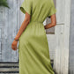 Insulator - Elegant Wrap Dress with V-Neck