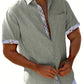 Brandon – Stylish traditional shirt with plaid graphic print