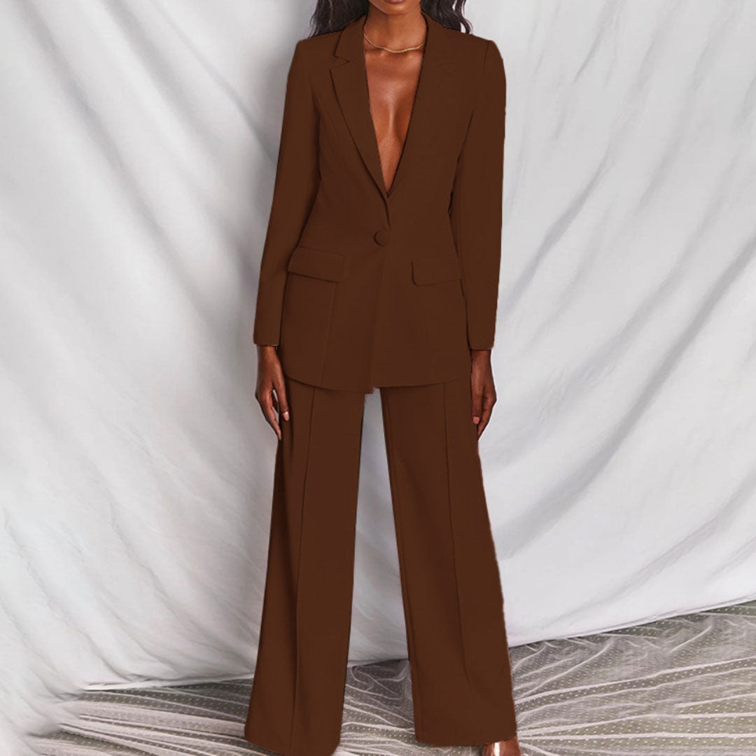 Alessandra - elegant business set [blazer+pants]