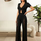 Gloria - Flared trousers with lace trim