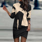 Adele - Vintage Print Long Sleeve Turtleneck in Mini Style