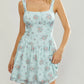 Thalia - Summer dress with floral pattern for women