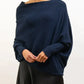 Lydia - Asymmetric Draped Sweater