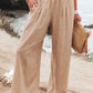 Alexandra - Cotton and linen trousers
