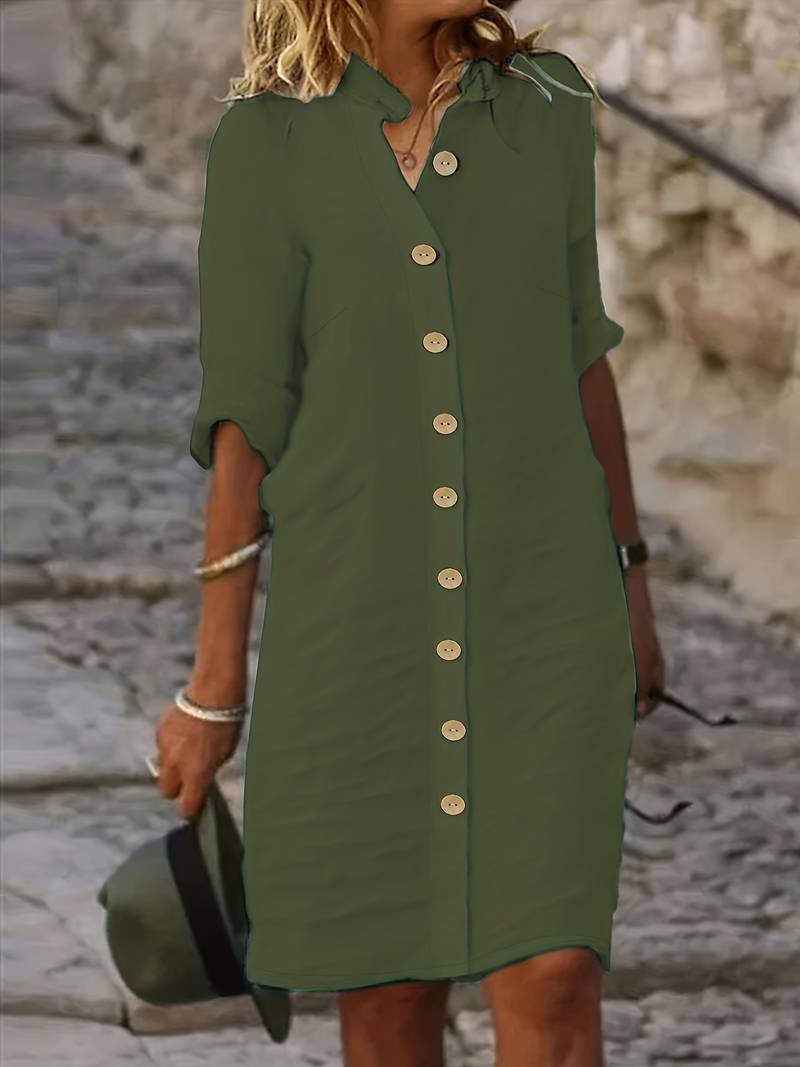 Isabella – Casual Simple Midi Dress for Women