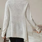 Katherine - Cardigan with collar and tassels on the hem