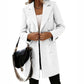 Elegant Long Wool Coat for Women