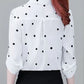 Stylish Women's Chiffon Blouse with Buttons & Turn-down Collar – Fenya