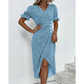 MIYAH | BUTTON WRAP DRESS